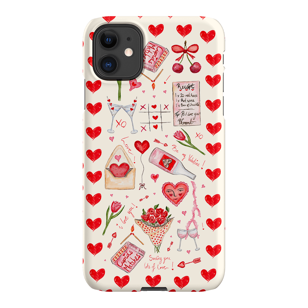 Love Note Printed Phone Cases iPhone 11 / Snap by BG. Studio - The Dairy