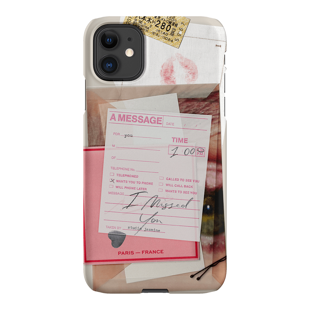 Missed Call Printed Phone Cases iPhone 11 / Snap by Jasmine Dowling - The Dairy