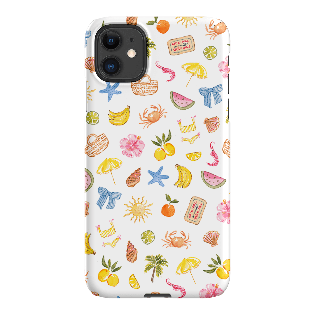Summer Icons Printed Phone Cases iPhone 11 / Snap by Cass Deller - The Dairy