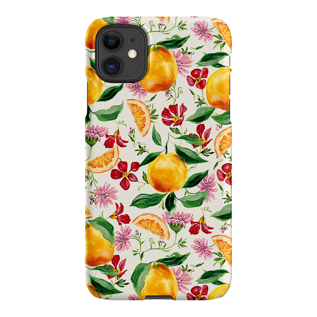 Sweet Orange Printed Phone Cases iPhone 11 / Snap by Ellie Mae - The Dairy