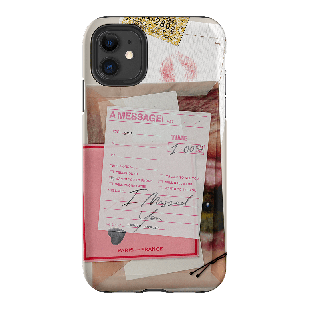 Missed Call Printed Phone Cases iPhone 11 / Armoured by Jasmine Dowling - The Dairy