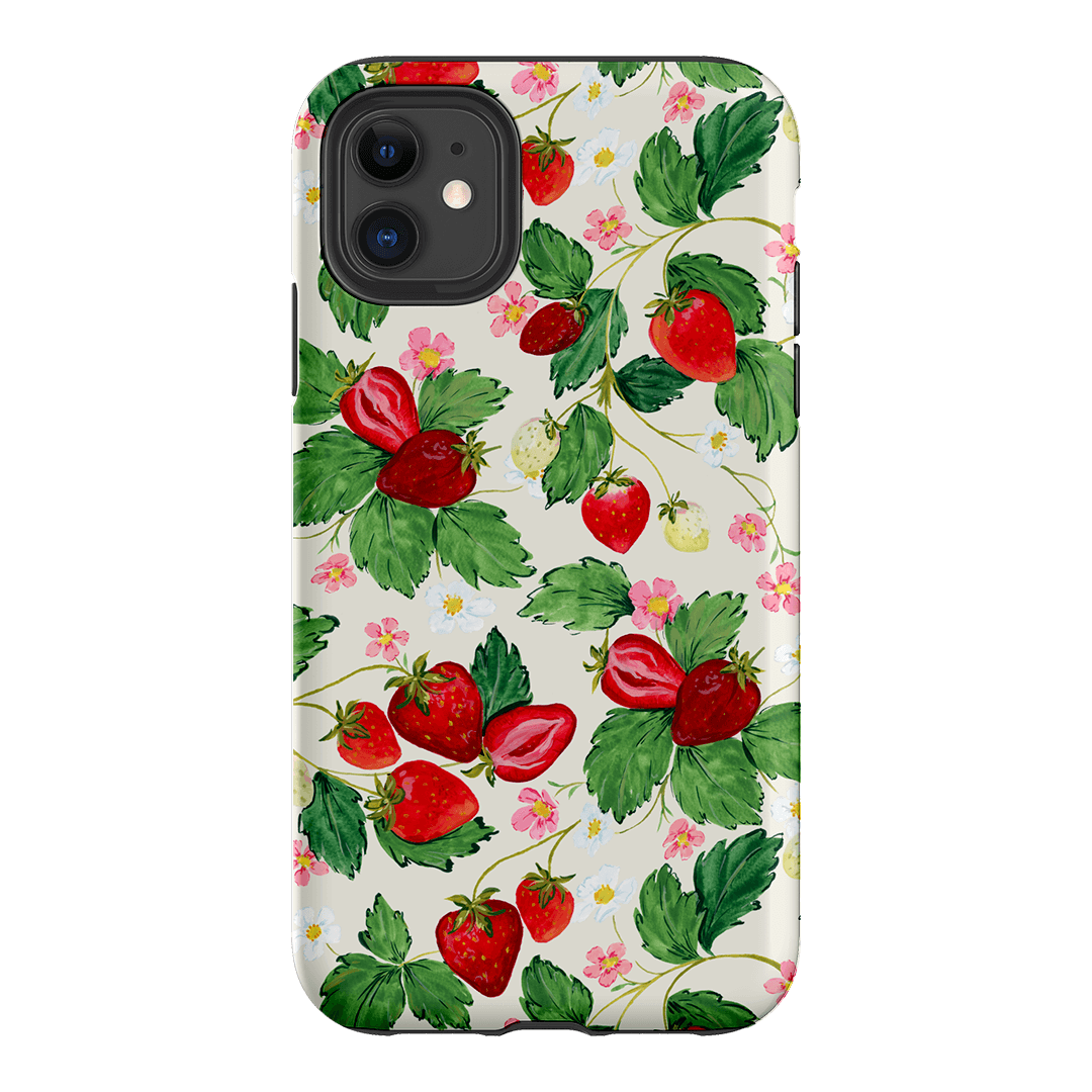 Strawberry Patch Printed Phone Cases iPhone 11 / Armoured by Ellie Mae - The Dairy