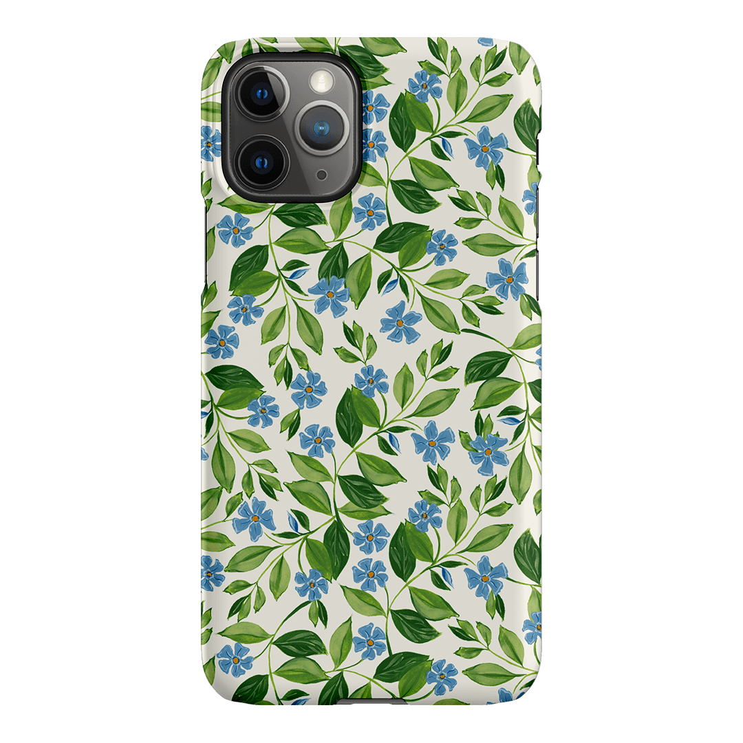 Blue Vines Printed Phone Cases iPhone 11 Pro / Snap by Ellie Mae - The Dairy