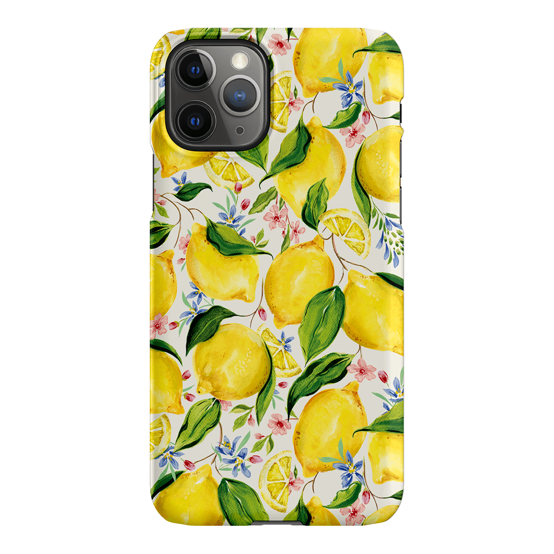 Citrus Lemon Printed Phone Cases iPhone 11 Pro / Snap by Ellie Mae - The Dairy