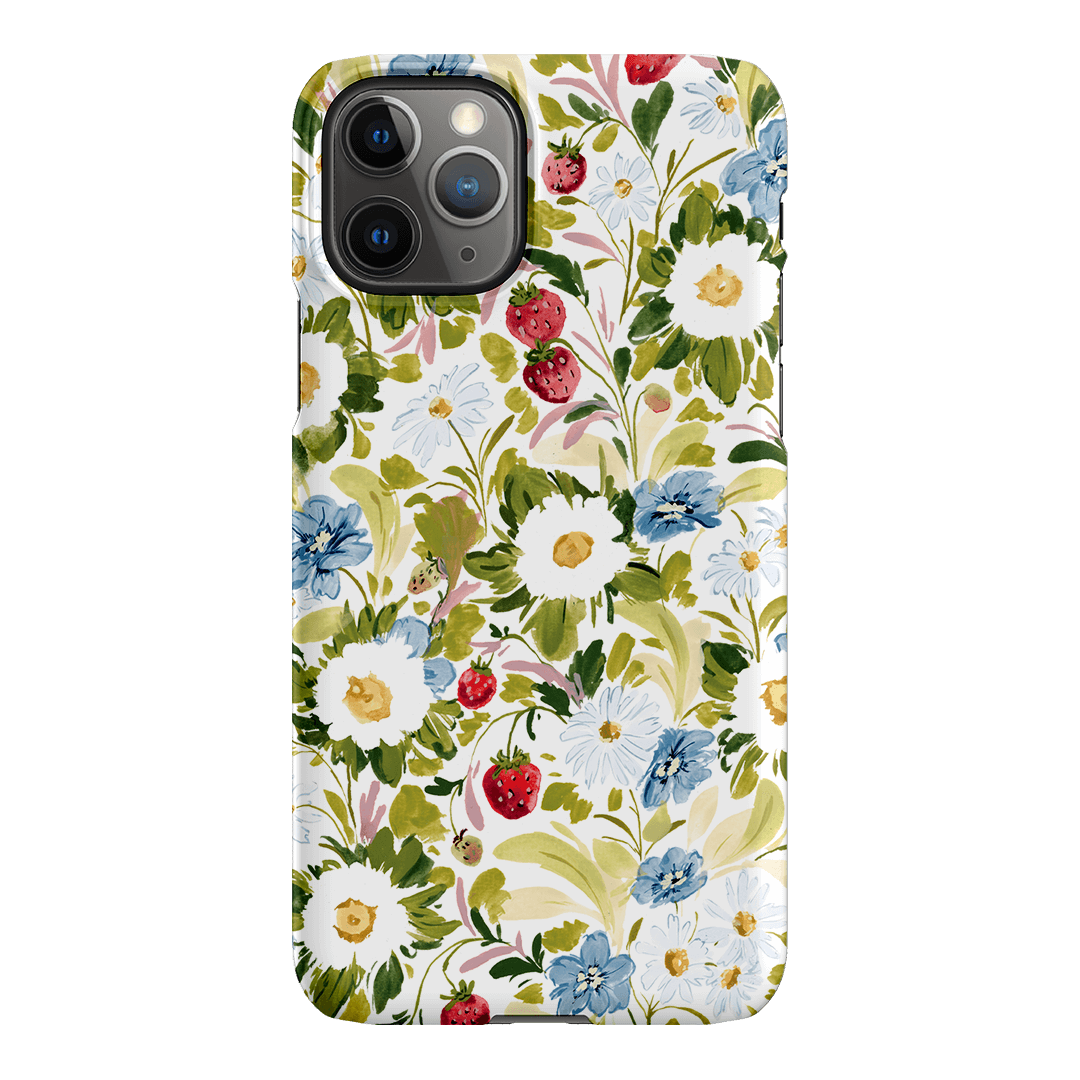 Garden Strawberries Printed Phone Cases iPhone 11 Pro / Snap by Ellie Mae - The Dairy