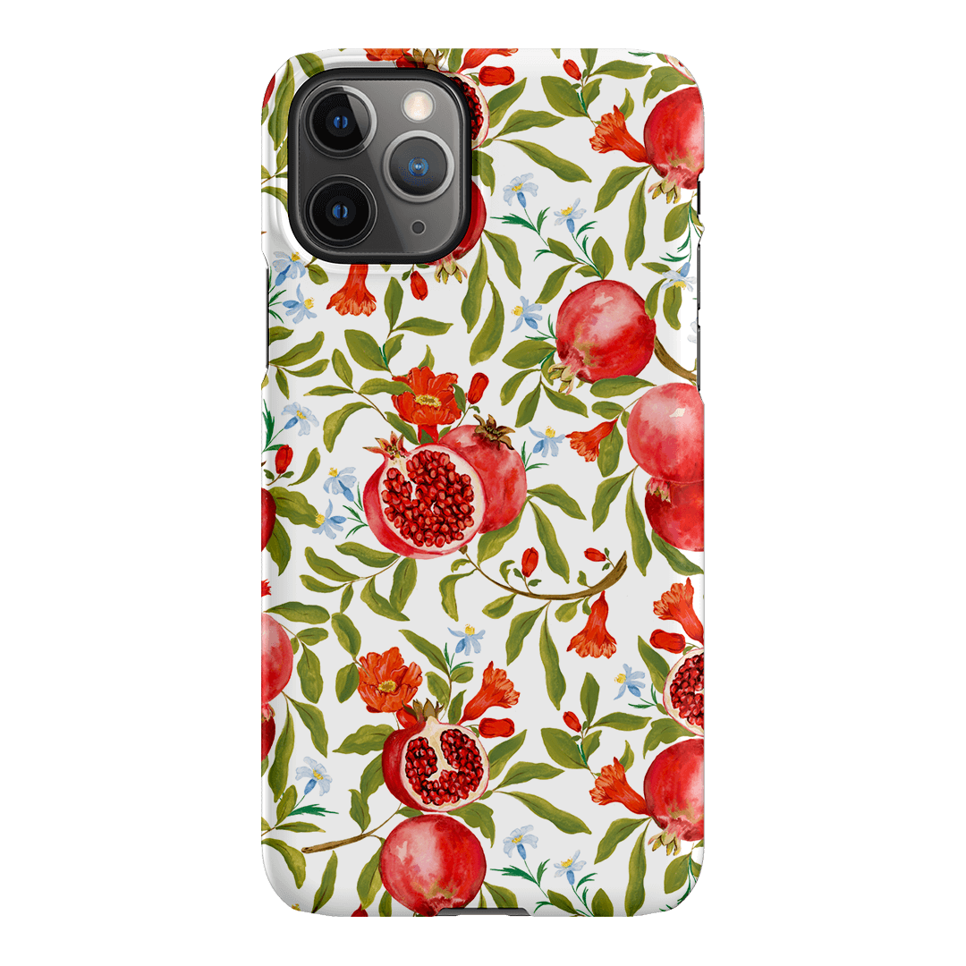 Pomegranate Printed Phone Cases iPhone 11 Pro / Snap by Ellie Mae - The Dairy