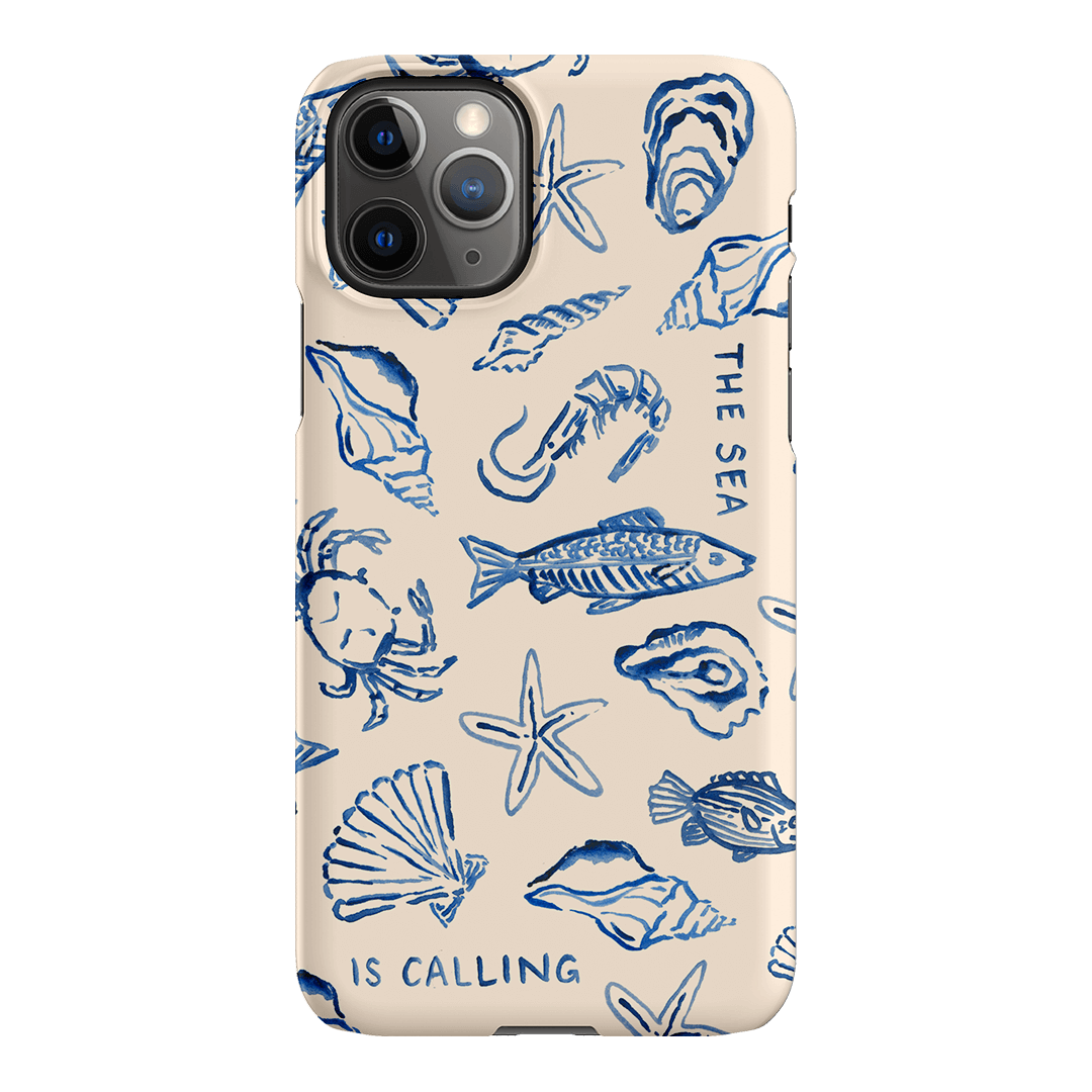 Sea Call Printed Phone Cases iPhone 11 Pro / Snap by Cass Deller - The Dairy