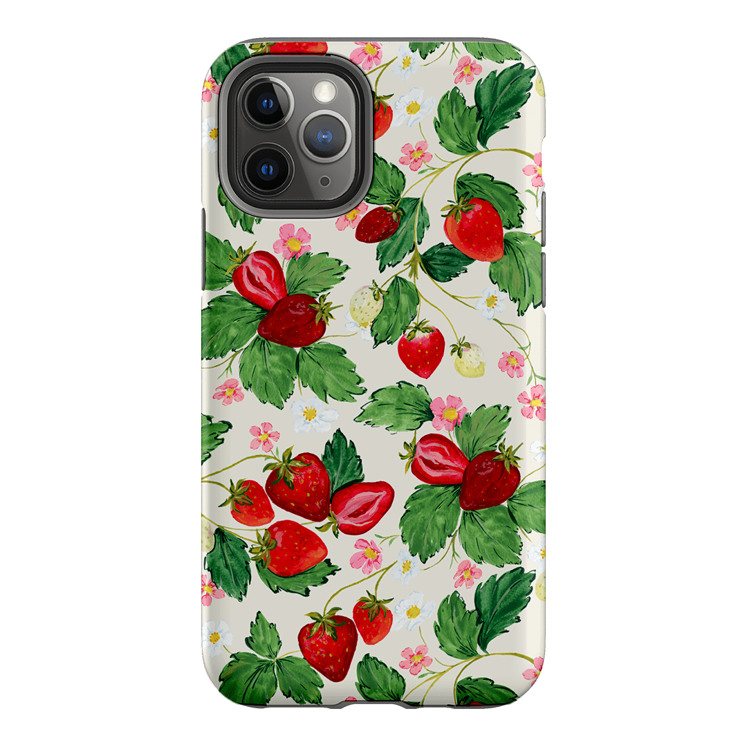 Strawberry Patch Printed Phone Cases iPhone 11 Pro / Armoured by Ellie Mae - The Dairy