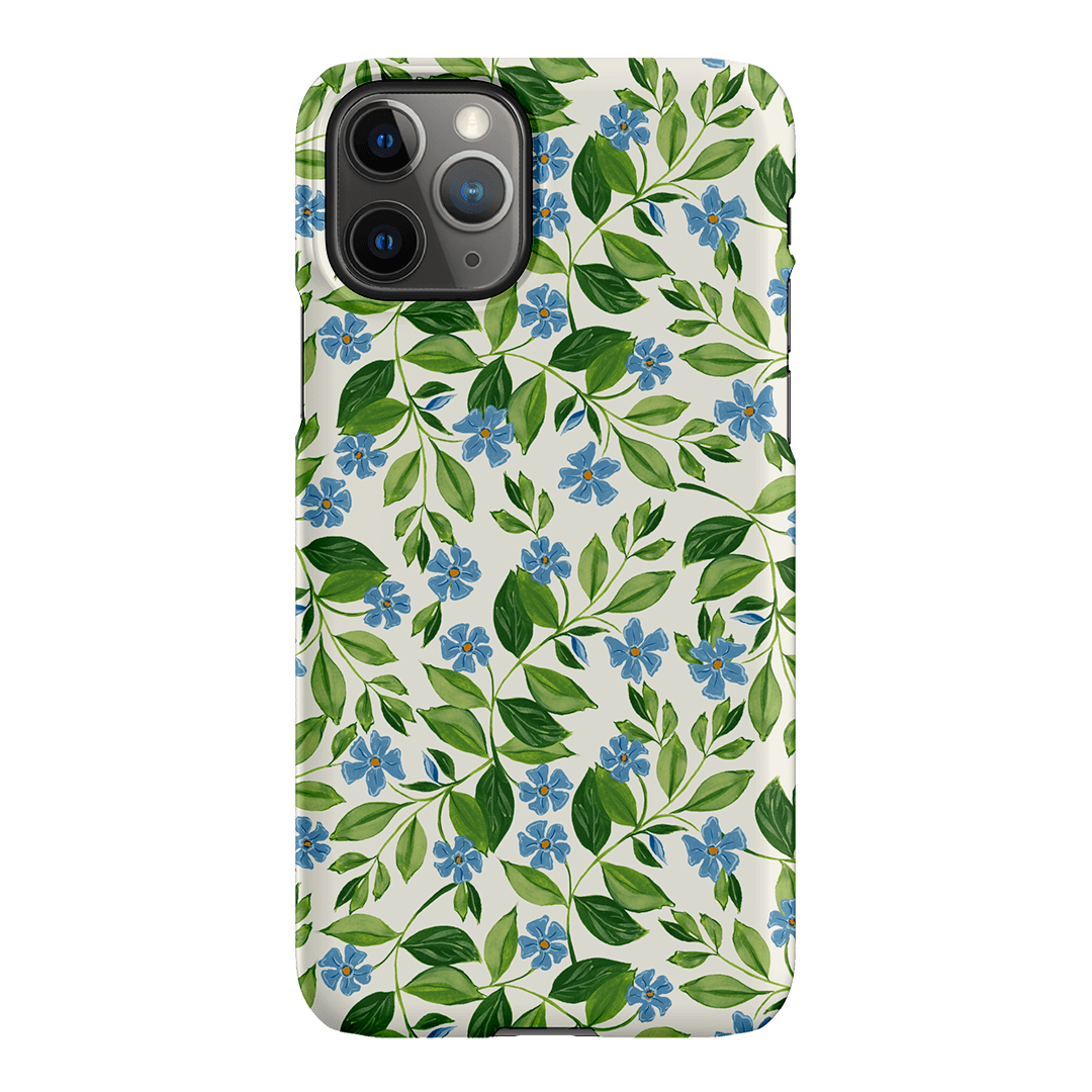 Blue Vines Printed Phone Cases iPhone 11 Pro Max / Snap by Ellie Mae - The Dairy