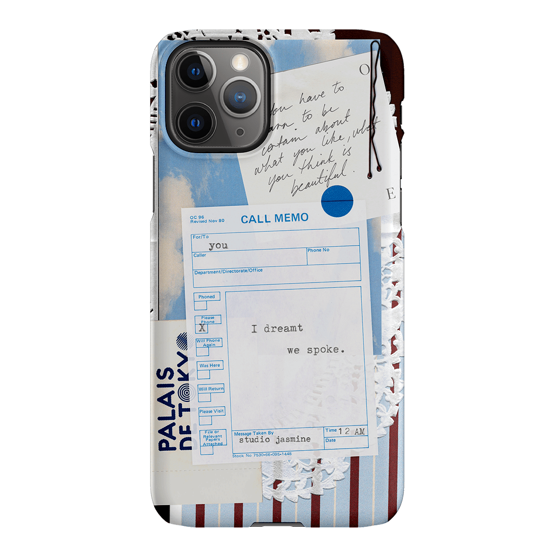 Call Memo Printed Phone Cases iPhone 11 Pro Max / Snap by Jasmine Dowling - The Dairy