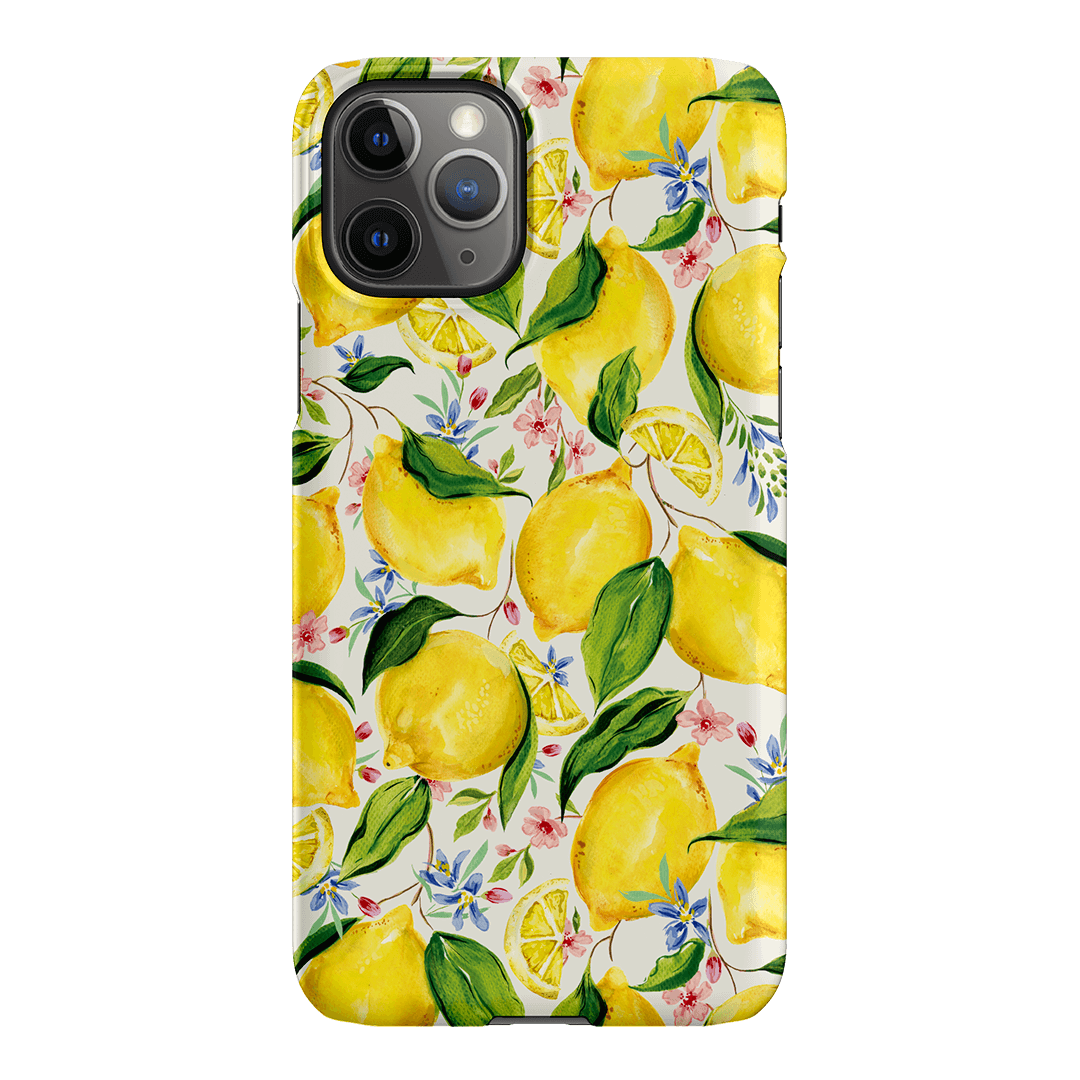 Citrus Lemon Printed Phone Cases iPhone 11 Pro Max / Snap by Ellie Mae - The Dairy