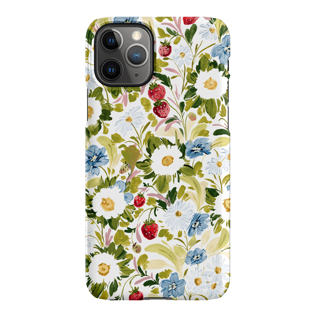 Garden Strawberries Printed Phone Cases iPhone 11 Pro Max / Snap by Ellie Mae - The Dairy