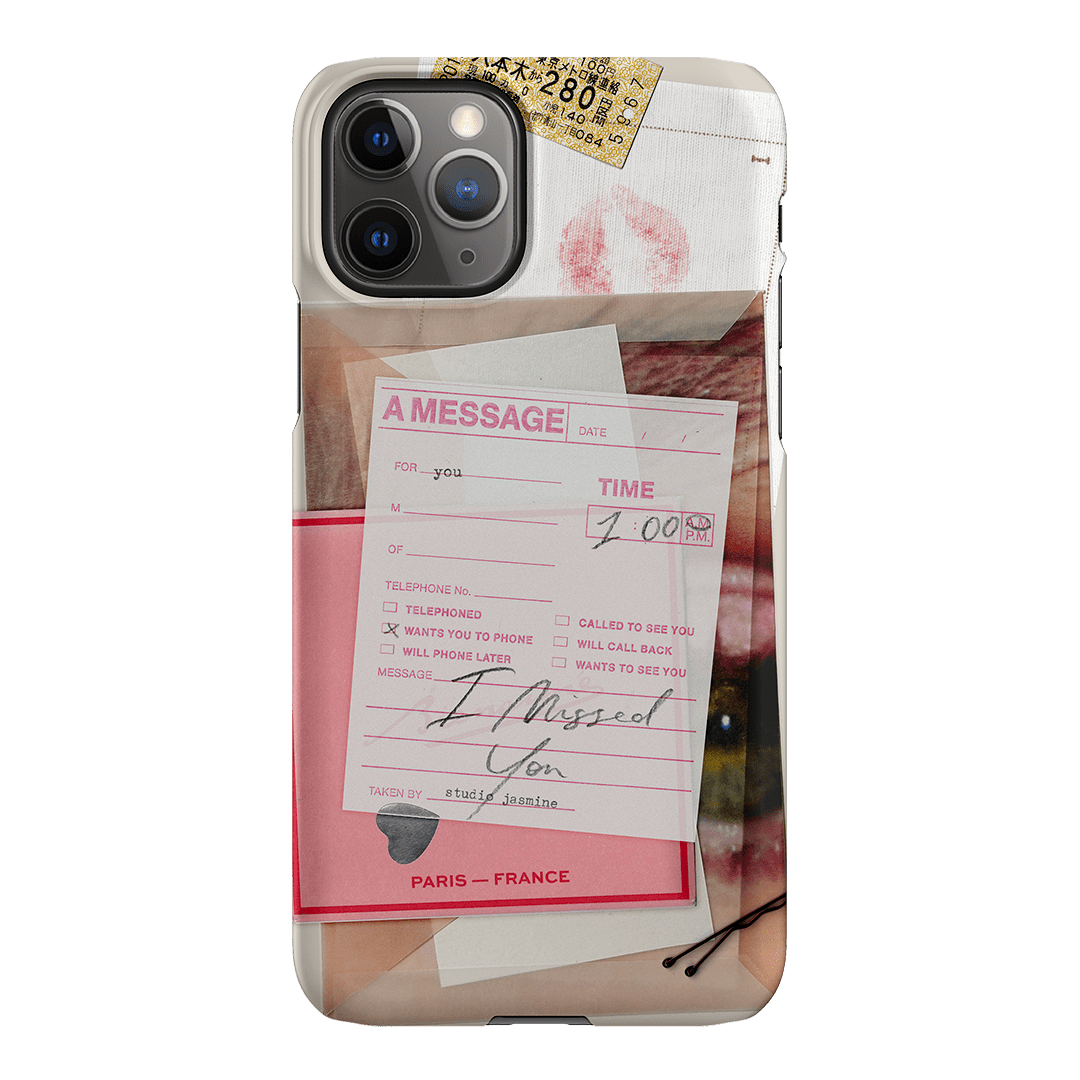Missed Call Printed Phone Cases iPhone 11 Pro Max / Snap by Jasmine Dowling - The Dairy