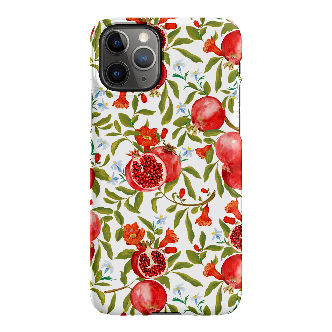 Pomegranate Printed Phone Cases iPhone 11 Pro Max / Snap by Ellie Mae - The Dairy