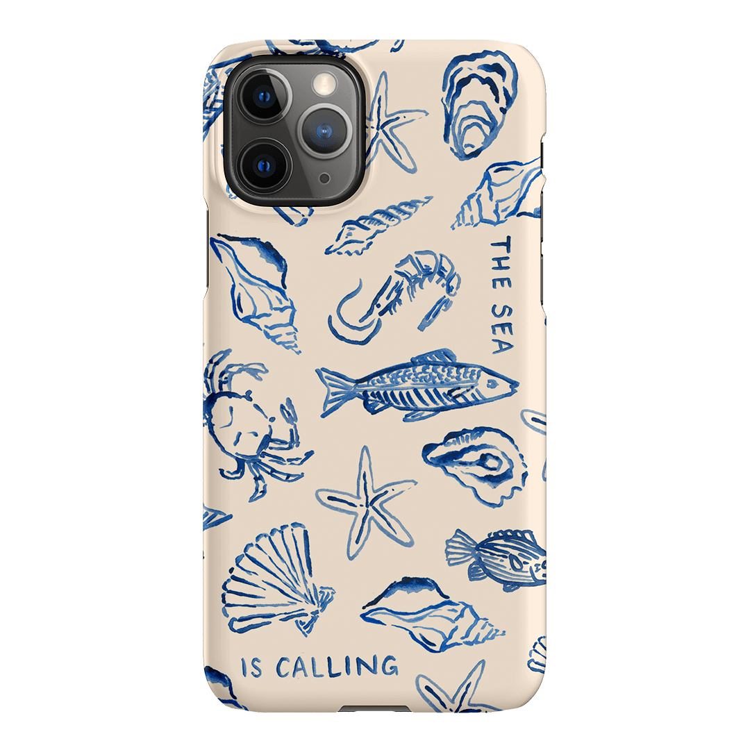 Sea Call Printed Phone Cases iPhone 11 Pro Max / Snap by Cass Deller - The Dairy