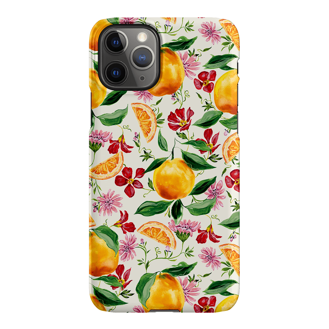 Sweet Orange Printed Phone Cases iPhone 11 Pro Max / Snap by Ellie Mae - The Dairy