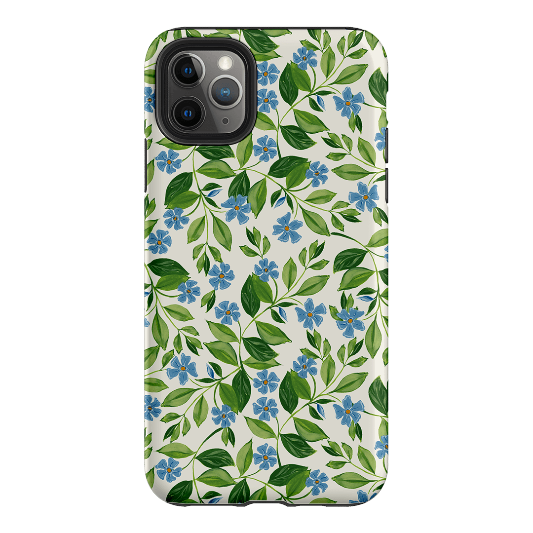 Blue Vines Printed Phone Cases iPhone 11 Pro Max / Armoured by Ellie Mae - The Dairy