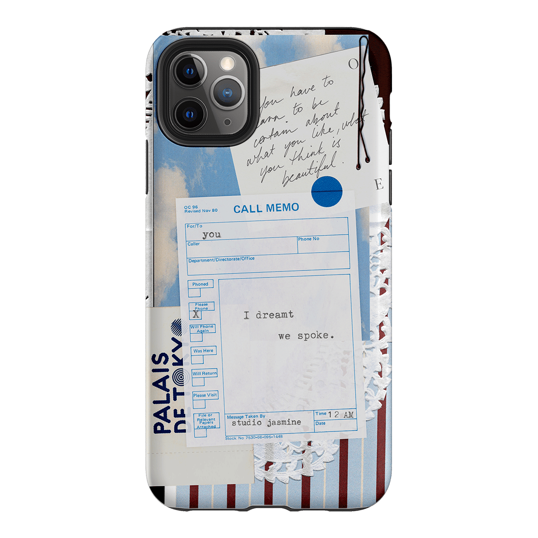 Call Memo Printed Phone Cases iPhone 11 Pro Max / Armoured by Jasmine Dowling - The Dairy