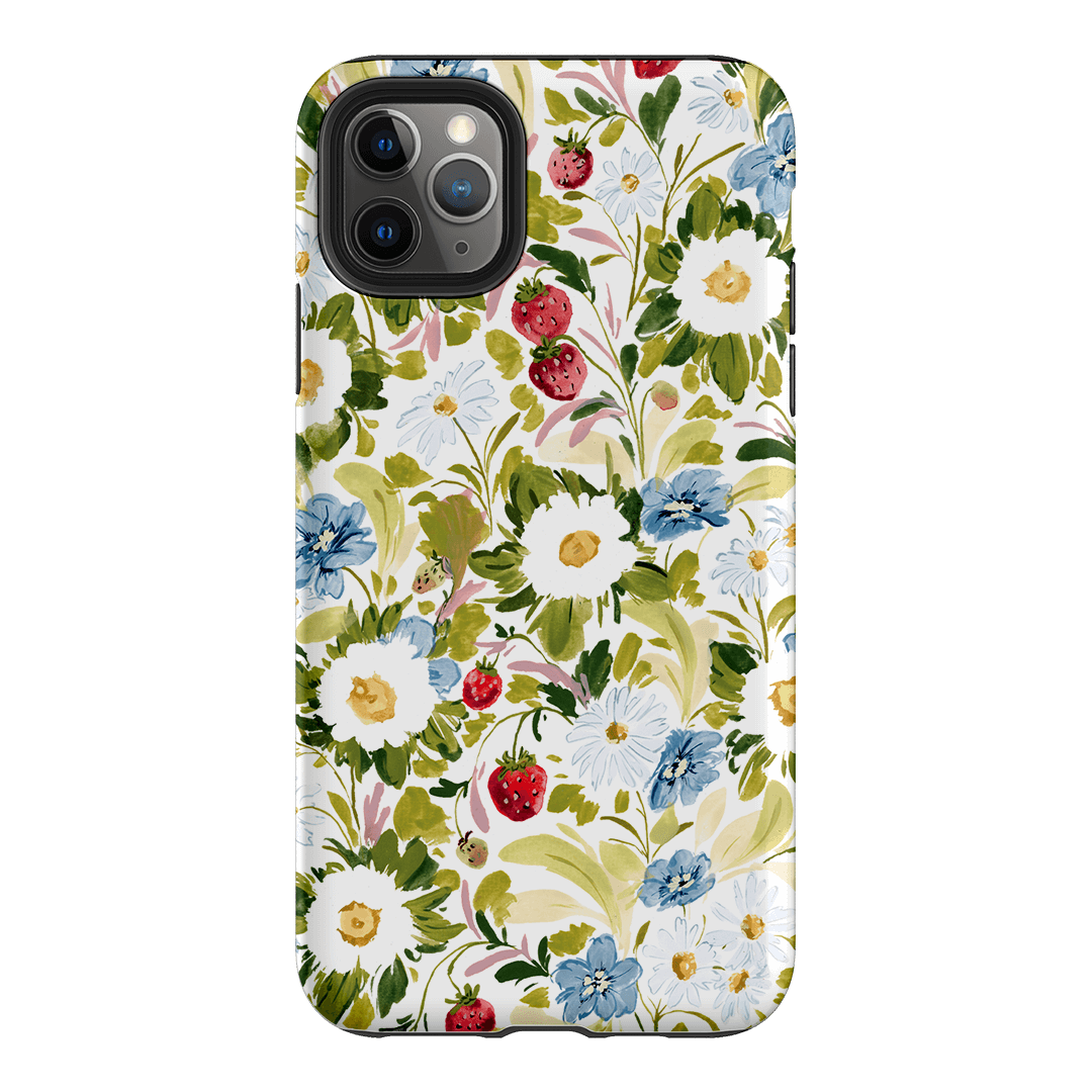 Garden Strawberries Printed Phone Cases iPhone 11 Pro Max / Armoured by Ellie Mae - The Dairy