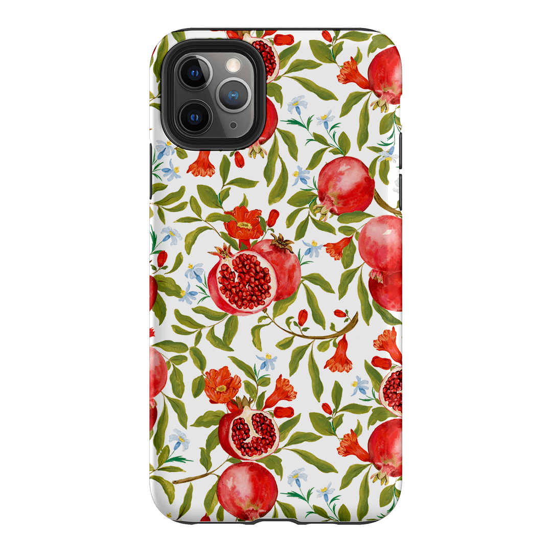 Pomegranate Printed Phone Cases iPhone 11 Pro Max / Armoured by Ellie Mae - The Dairy