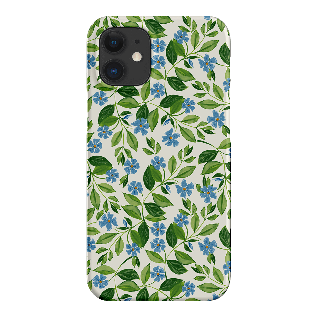 Blue Vines Printed Phone Cases iPhone 12 / Snap by Ellie Mae - The Dairy