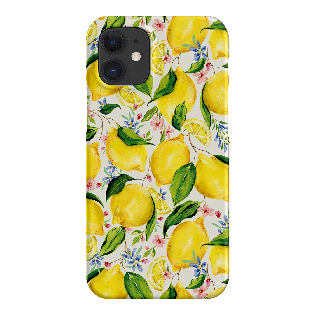 Citrus Lemon Printed Phone Cases iPhone 12 / Snap by Ellie Mae - The Dairy