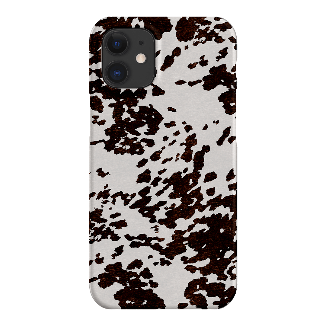 Cowhide Charm Printed Phone Cases iPhone 12 / Snap by The Dairy - The Dairy