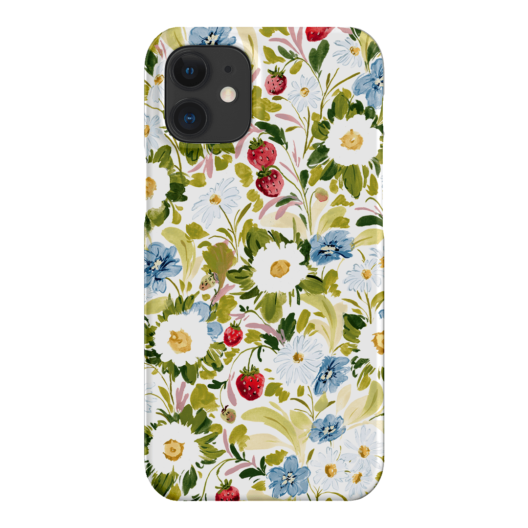 Garden Strawberries Printed Phone Cases iPhone 12 / Snap by Ellie Mae - The Dairy