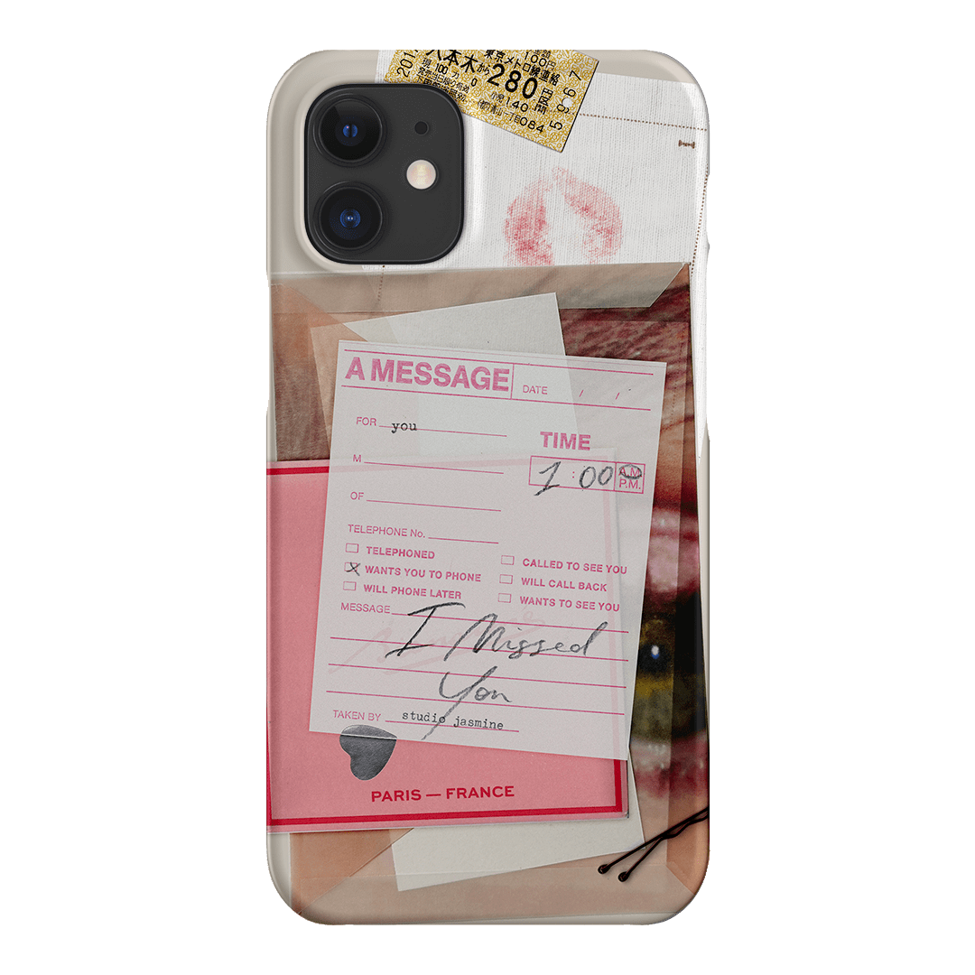 Missed Call Printed Phone Cases iPhone 12 / Snap by Jasmine Dowling - The Dairy