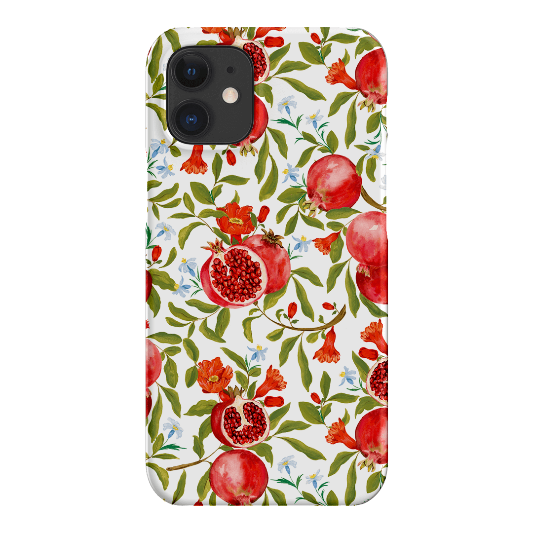 Pomegranate Printed Phone Cases iPhone 12 / Snap by Ellie Mae - The Dairy