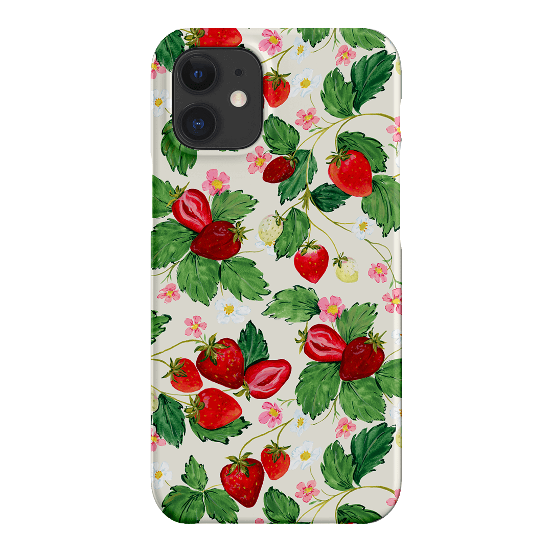 Strawberry Patch Printed Phone Cases iPhone 12 / Snap by Ellie Mae - The Dairy