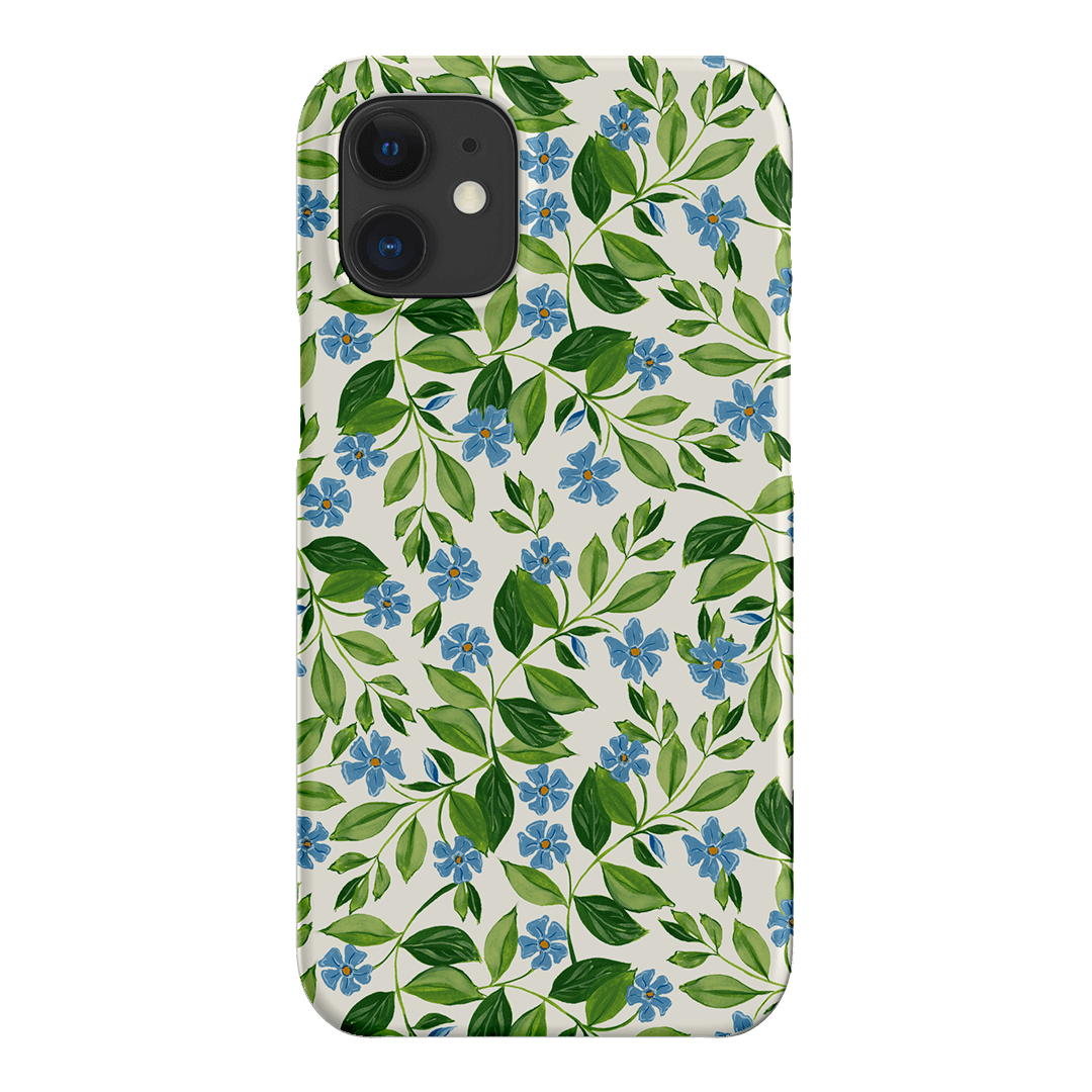Blue Vines Printed Phone Cases iPhone 12 Mini / Snap by Ellie Mae - The Dairy
