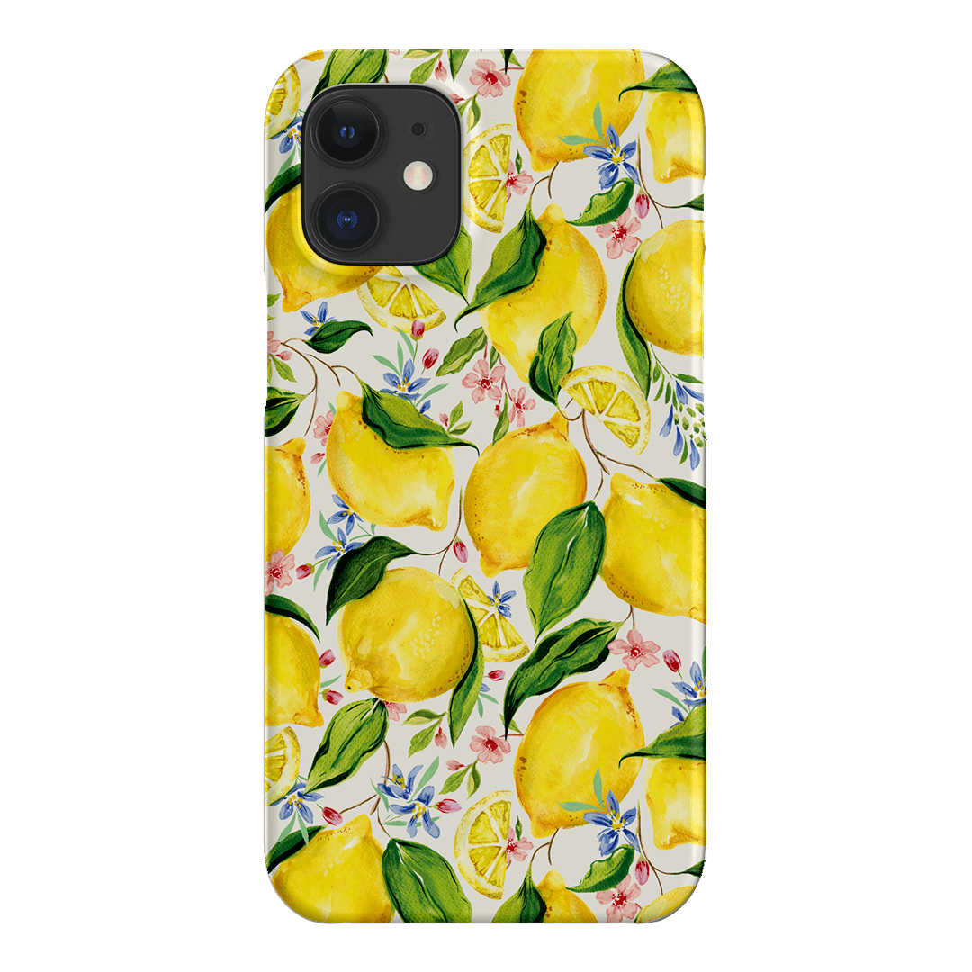 Citrus Lemon Printed Phone Cases iPhone 12 Mini / Snap by Ellie Mae - The Dairy