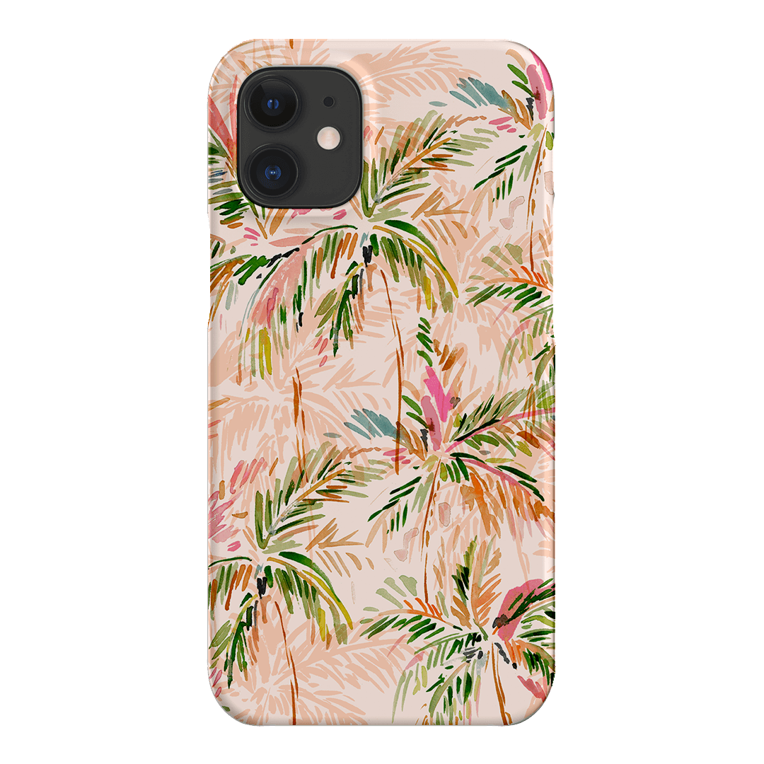 Hawaiian Palms Printed Phone Cases iPhone 12 Mini / Snap by Cass Deller - The Dairy