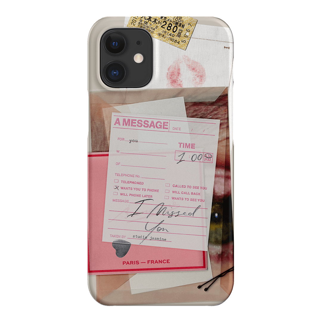 Missed Call Printed Phone Cases iPhone 12 Mini / Snap by Jasmine Dowling - The Dairy