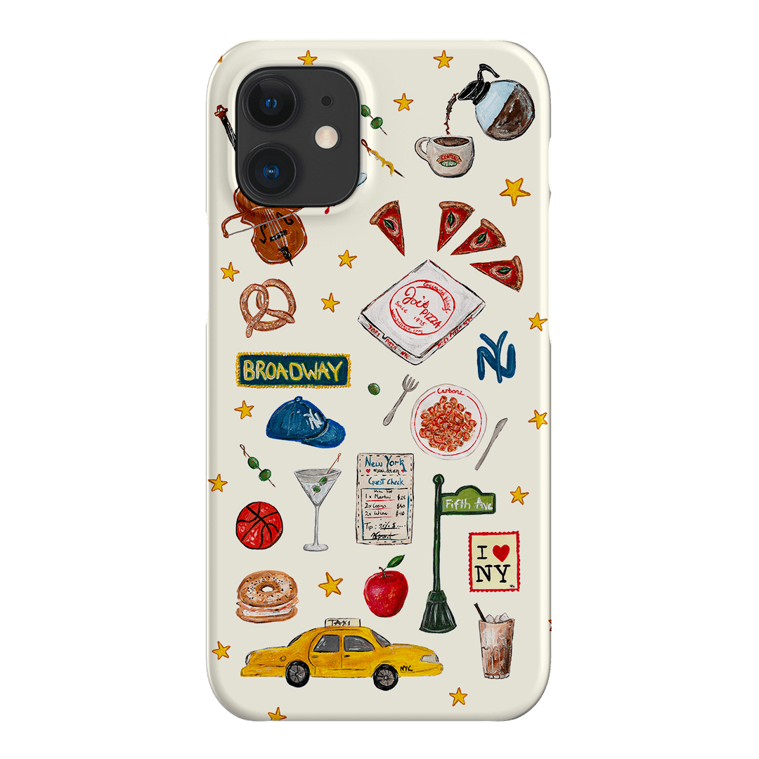 NYC Light Printed Phone Cases iPhone 12 Mini / Snap by BG. Studio - The Dairy