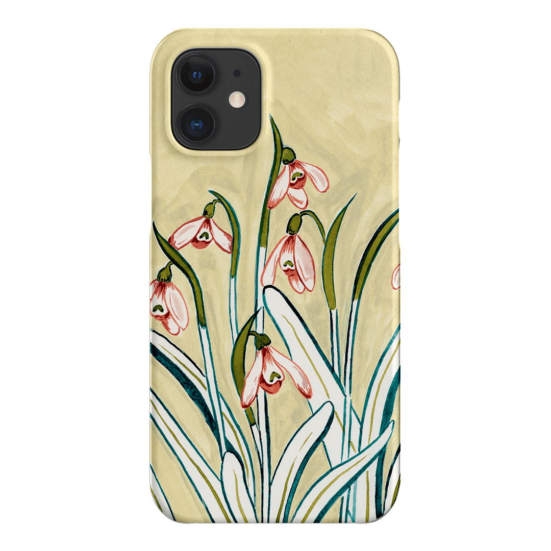 Snowdrop Printed Phone Cases iPhone 12 Mini / Snap by Ellie Mae - The Dairy