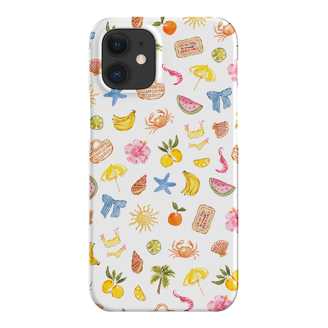 Summer Icons Printed Phone Cases iPhone 12 Mini / Snap by Cass Deller - The Dairy
