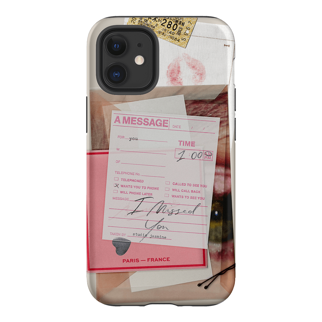 Missed Call Printed Phone Cases iPhone 12 Mini / Armoured by Jasmine Dowling - The Dairy