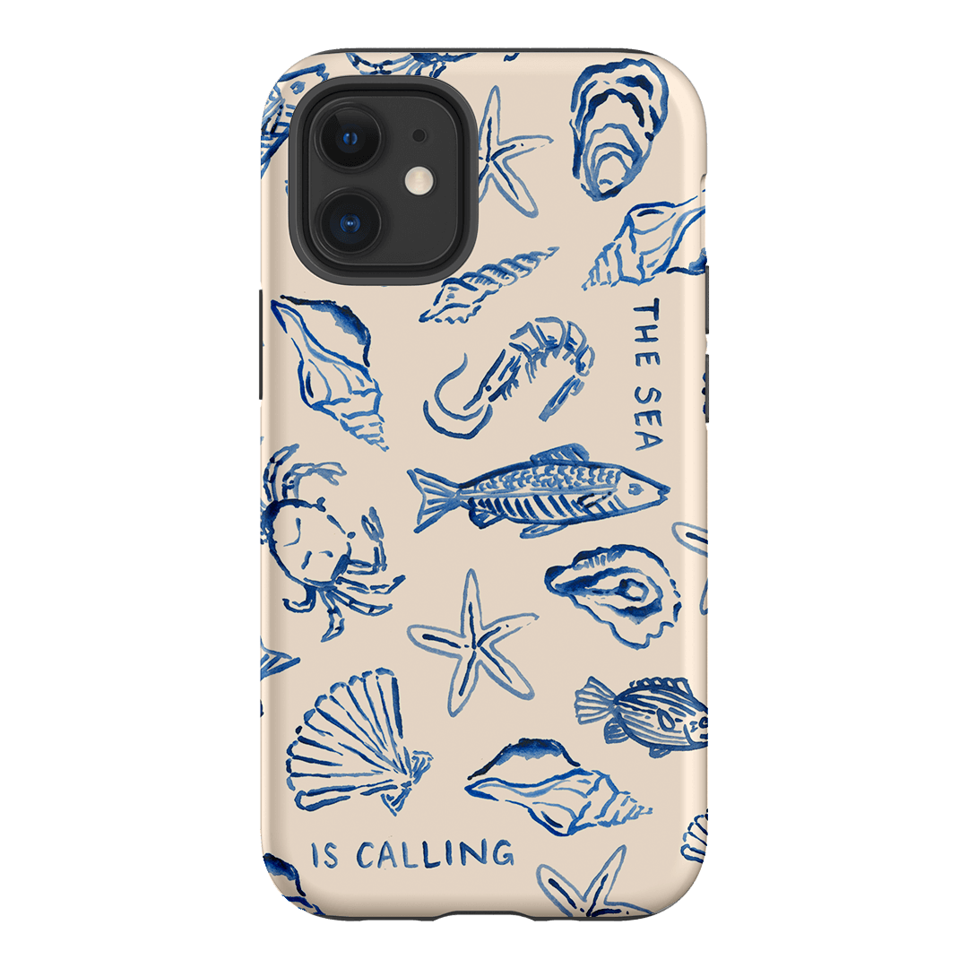 Sea Call Printed Phone Cases iPhone 12 Mini / Armoured by Cass Deller - The Dairy