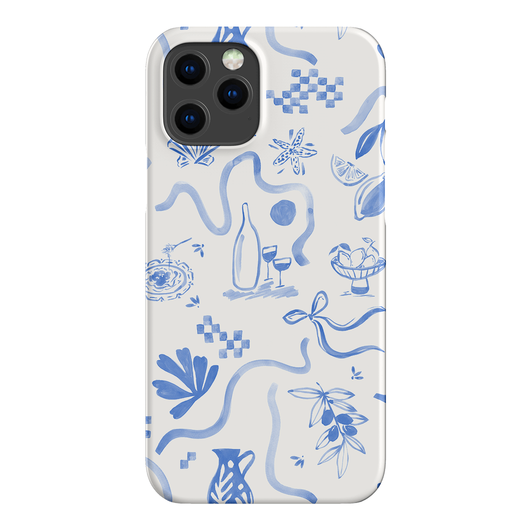 Mediterranean Wave Printed Phone Cases iPhone 12 Pro / Snap by Charlie Taylor - The Dairy