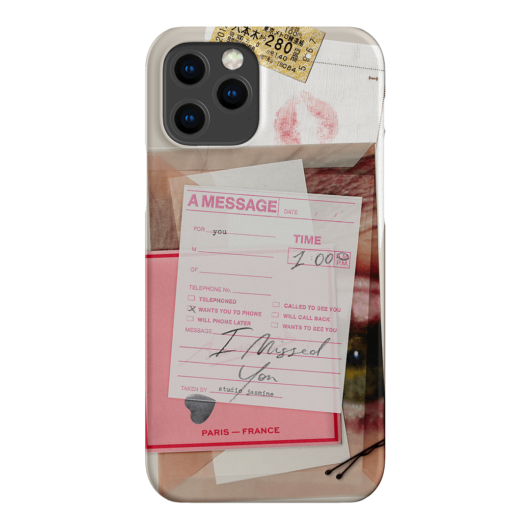 Missed Call Printed Phone Cases iPhone 12 Pro / Snap by Jasmine Dowling - The Dairy