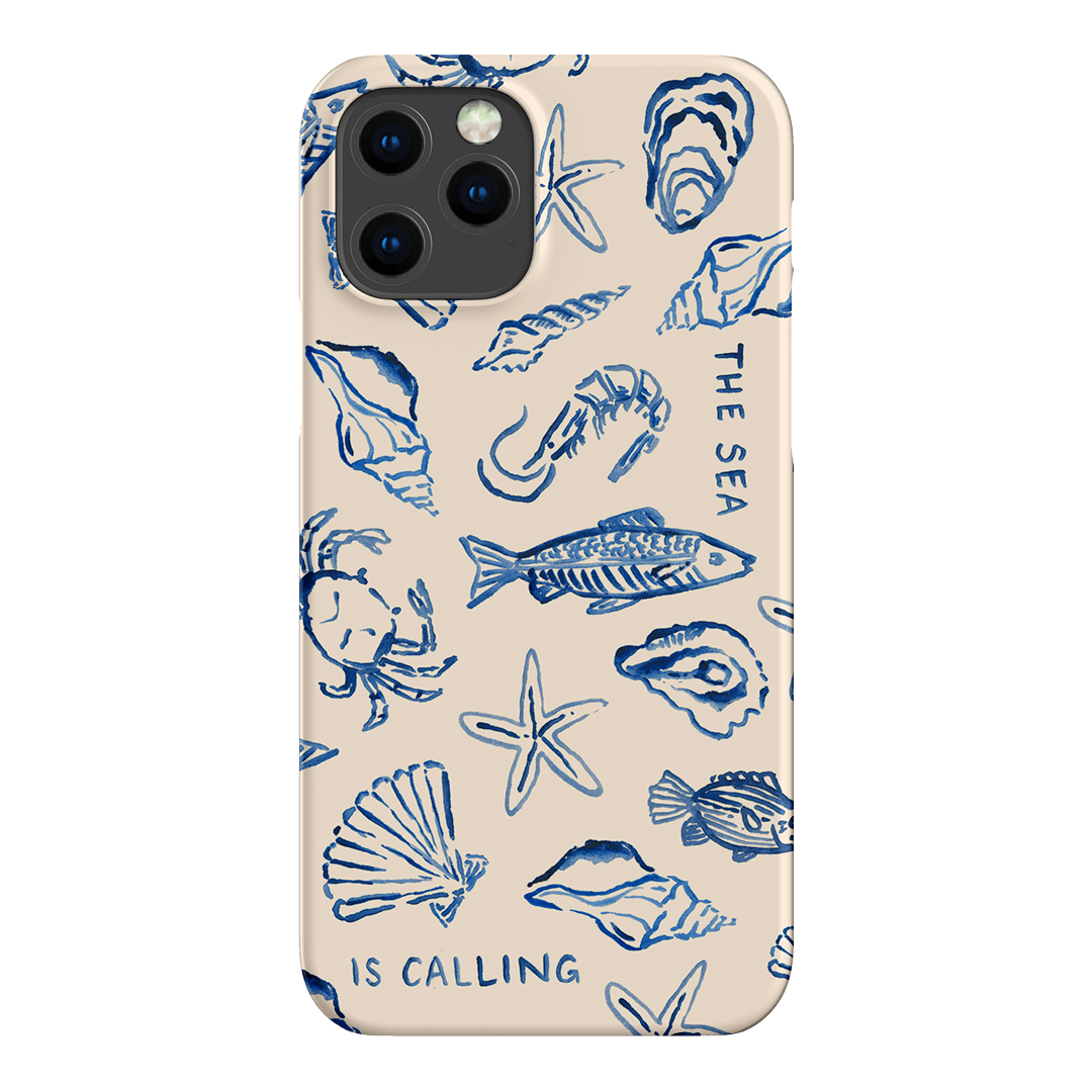 Sea Call Printed Phone Cases iPhone 12 Pro / Snap by Cass Deller - The Dairy