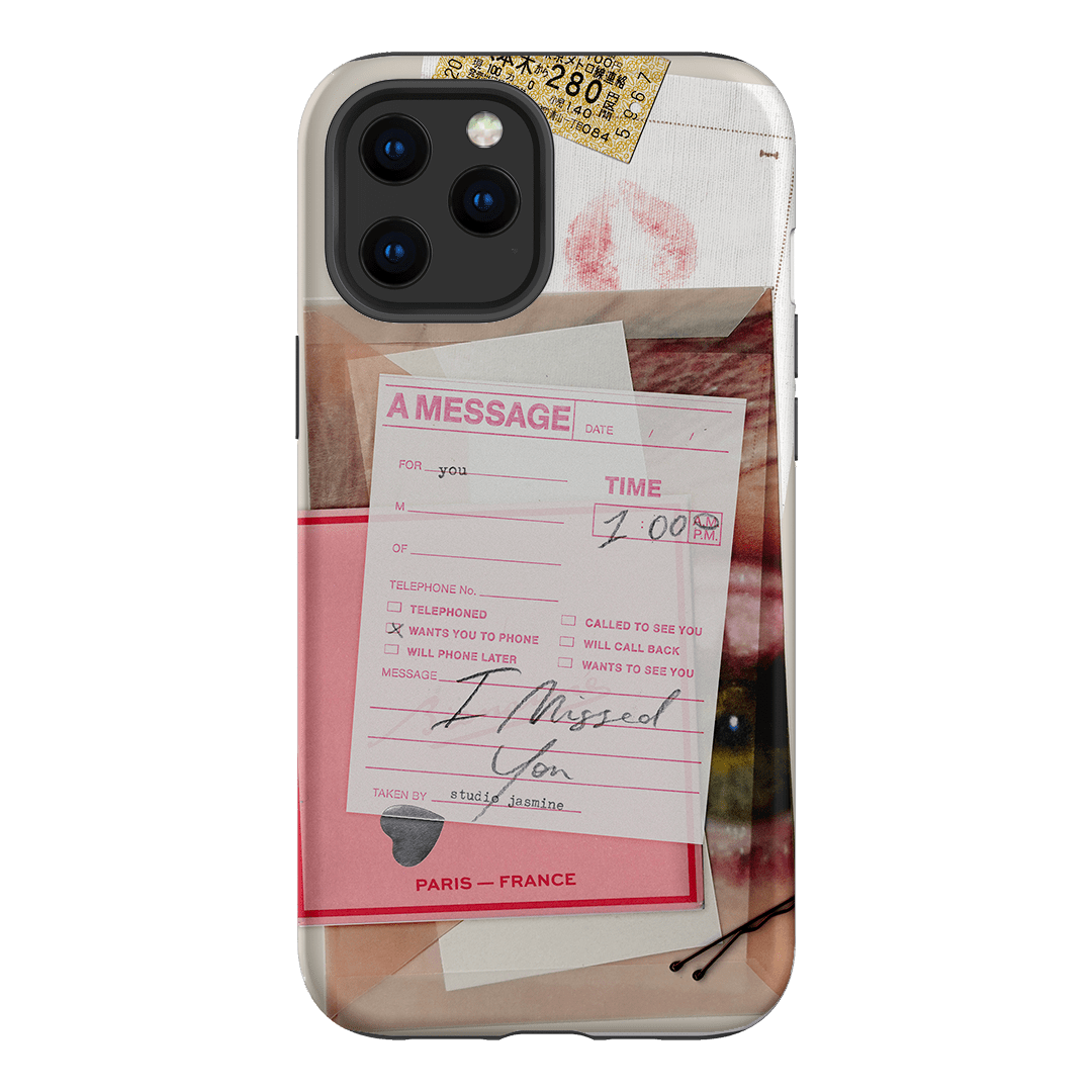 Missed Call Printed Phone Cases iPhone 12 Pro / Armoured by Jasmine Dowling - The Dairy