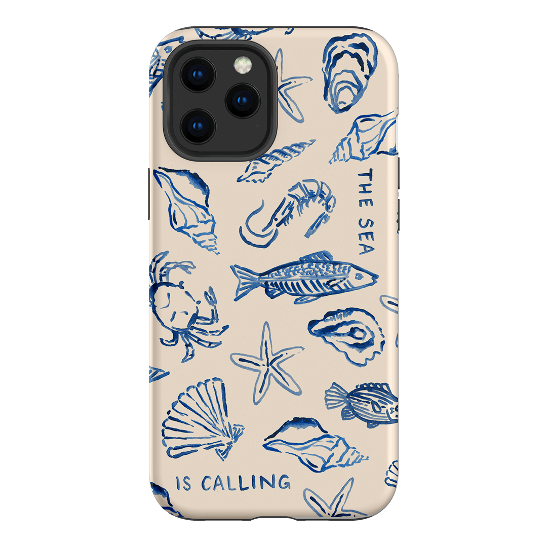 Sea Call Printed Phone Cases iPhone 12 Pro / Armoured by Cass Deller - The Dairy
