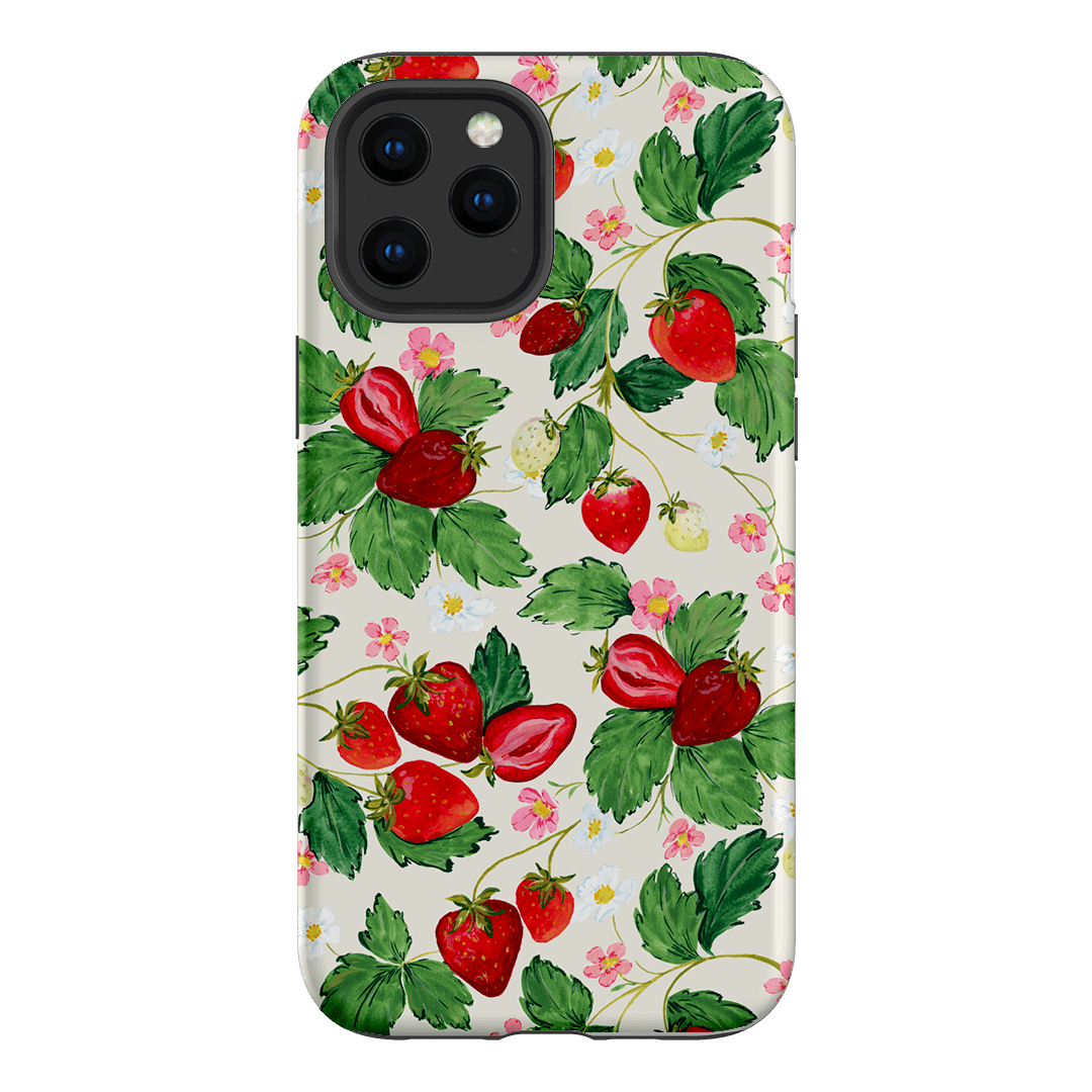 Strawberry Patch Printed Phone Cases iPhone 12 Pro / Armoured by Ellie Mae - The Dairy