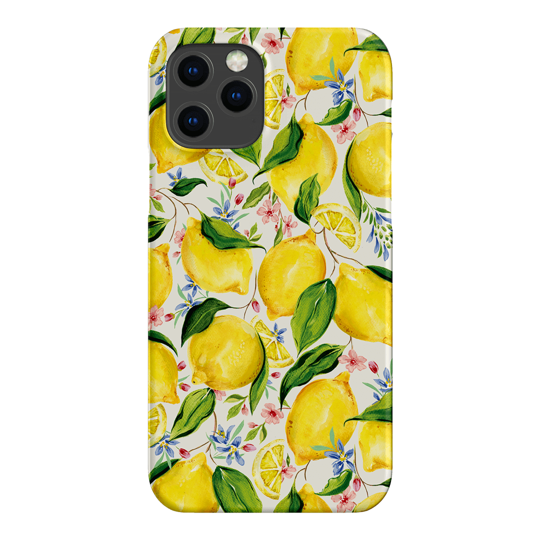 Citrus Lemon Printed Phone Cases iPhone 12 Pro Max / Snap by Ellie Mae - The Dairy