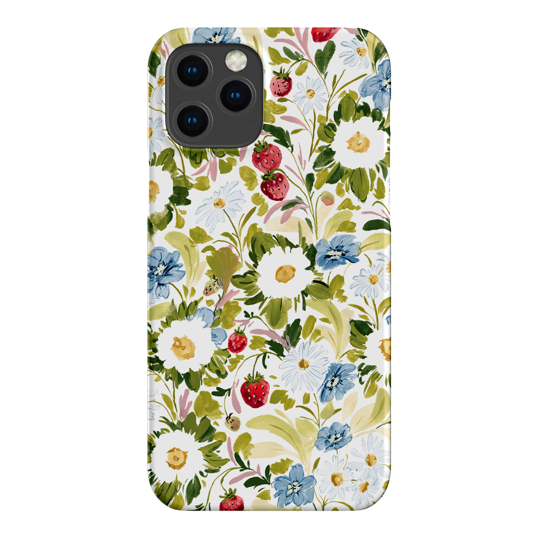 Garden Strawberries Printed Phone Cases iPhone 12 Pro Max / Snap by Ellie Mae - The Dairy