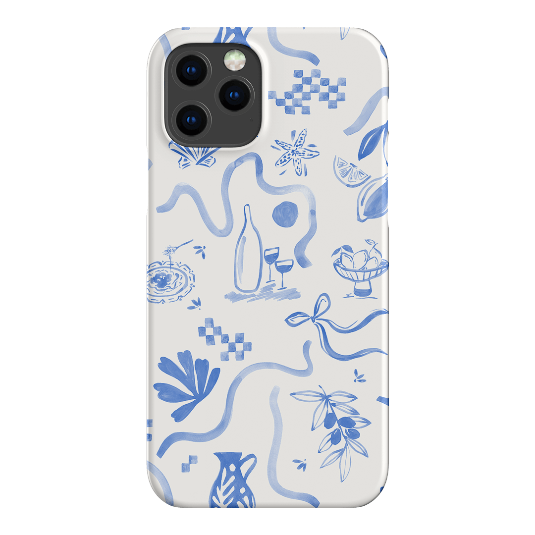 Mediterranean Wave Printed Phone Cases iPhone 12 Pro Max / Snap by Charlie Taylor - The Dairy
