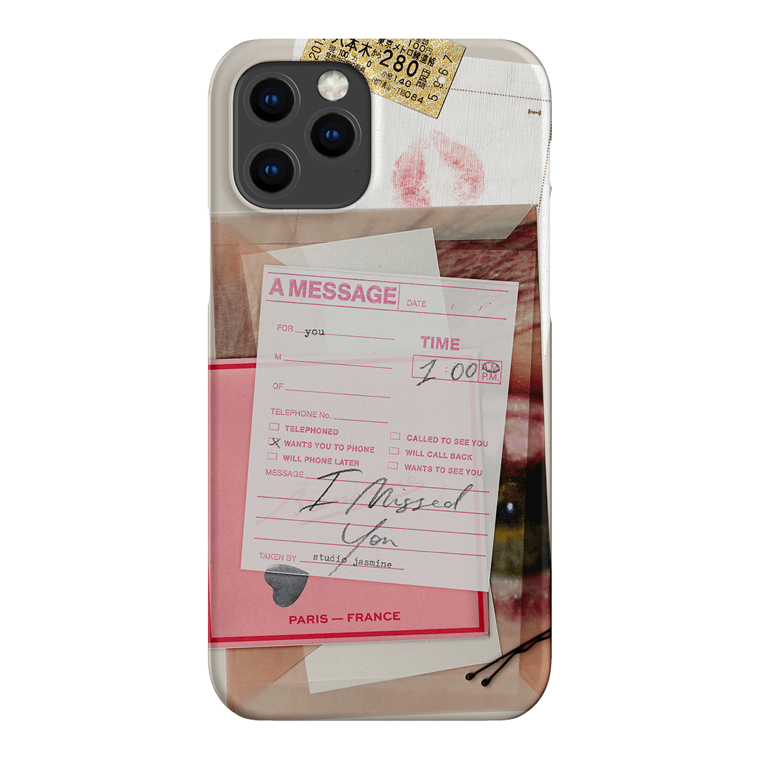 Missed Call Printed Phone Cases iPhone 12 Pro Max / Snap by Jasmine Dowling - The Dairy